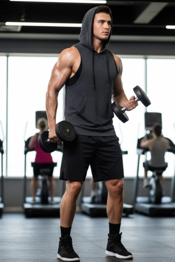 Custom Men’s Gym Wear Set Manufacturer – Performance T-Shirt & Training Joggers